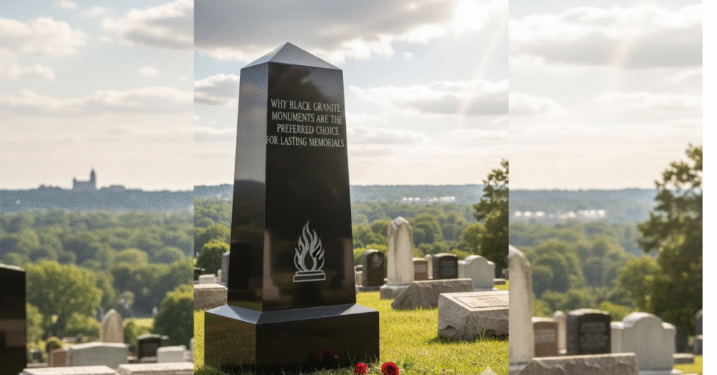 Why Black Granite Monuments Are the Preferred Choice for Lasting Memorials