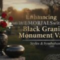 Enhancing Memorials with Black Granite Monument Vases: Styles & Symbolism