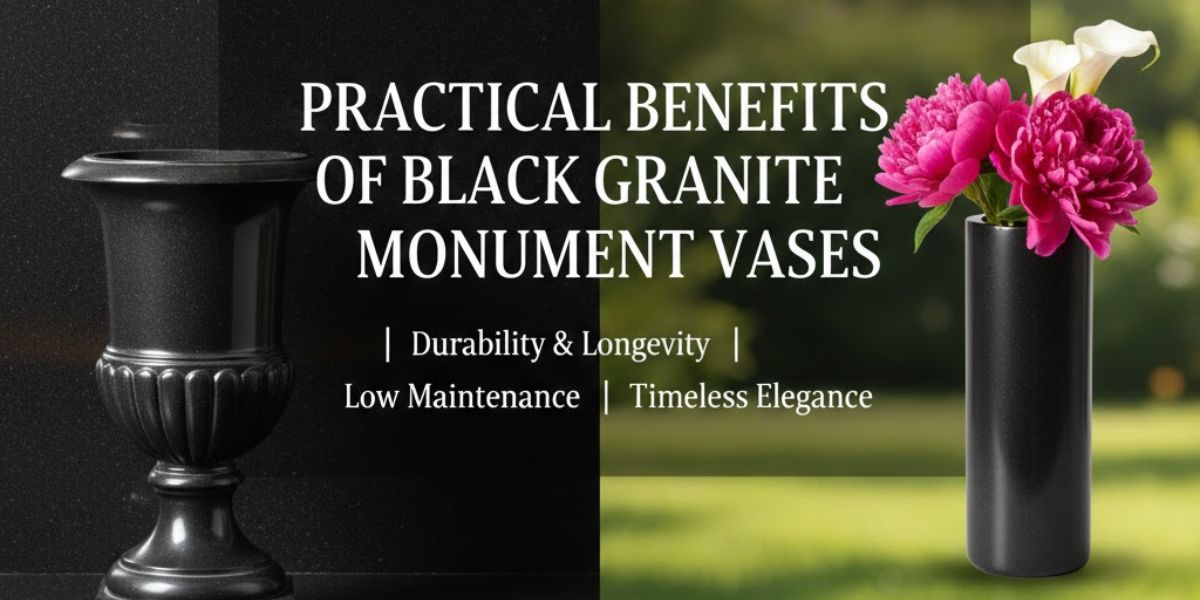 Practical Benefits of Black Granite Monument Vases